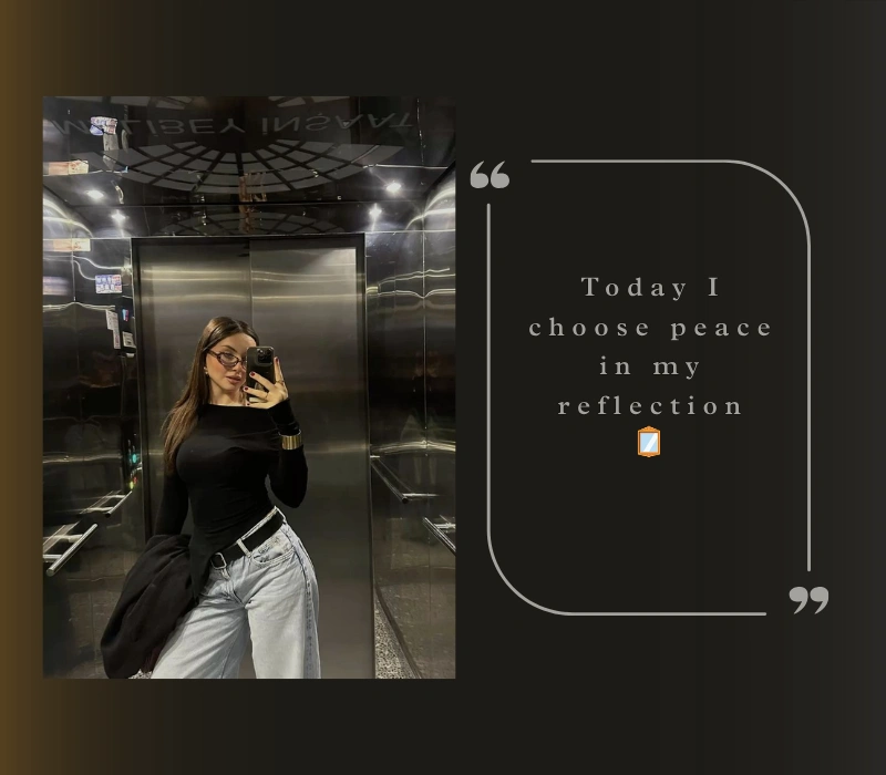 aesthetic mirror selfie captions for instagram